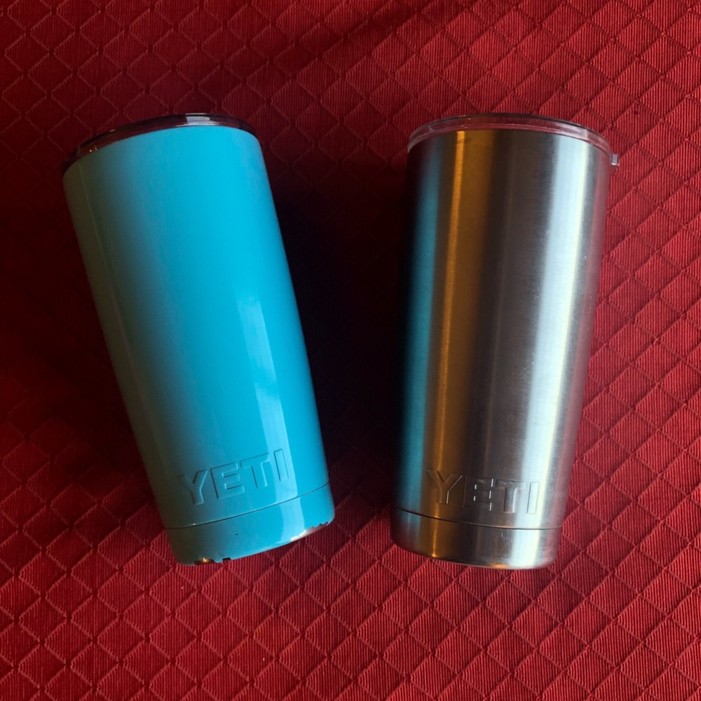 2 Yeti Cups with Covers